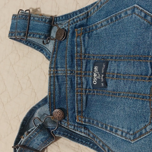 OshKosh B'gosh Blue Denim Kids Overalls - Picture 2 of 5